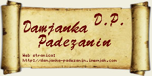 Damjanka Padežanin vizit kartica